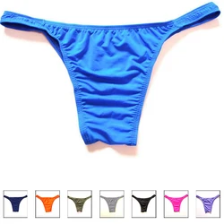 2019 hot sexy Bikini Briefs Men Underwear Translucent Underwear Gay Small Briefs gay jockstrap nylon men