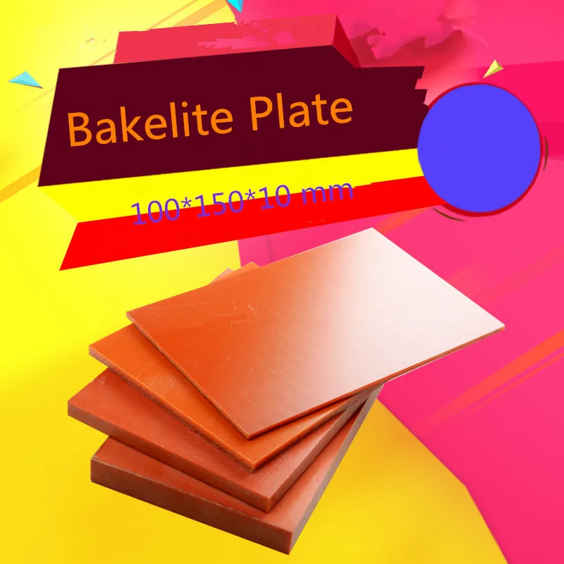 1PC YT1517 Red Bakelite sheets Bakelite plate PF Special Carte 100*150*10mm Composite insulation board Anti-static fixture