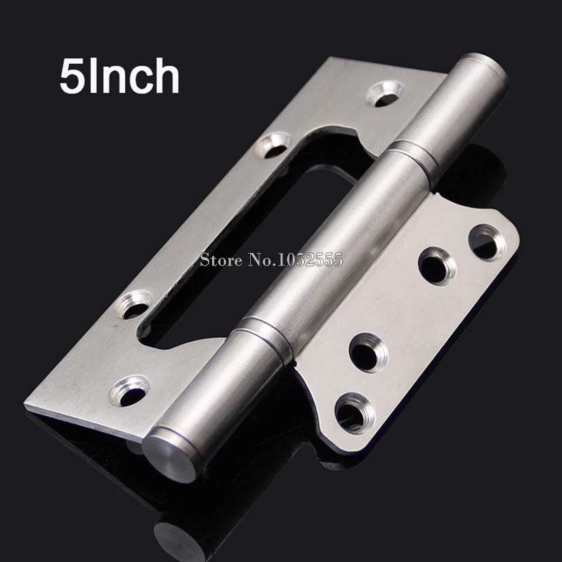 

NEW 3PCS 5Inches Stainless Steel Door Hinges Heavy Duty Hinges Smoothly & Mute Ball Bearing Door Hinge Project Auxiliar Hardware