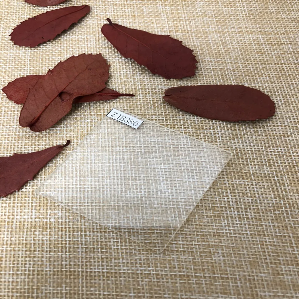 50X50Mm Persegi 320nm Panjang Lulus Filter ZJB320 UV-32