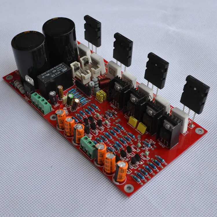 

Dual AC 26V-36V 2.0 channel 100W * 2 C5200 / A1943 output power tube Class AB DIY fever amplifier board