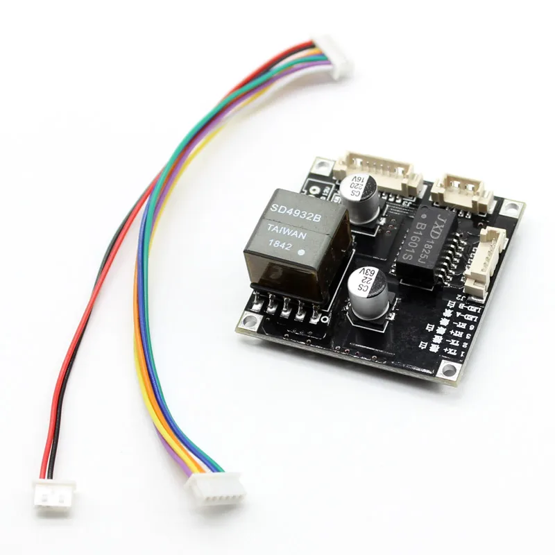 Input 44-57V Cctv Ip Camera Poe Module Pcb Board Output Dc 12V Voor Ipc Met Poe ip Kabel