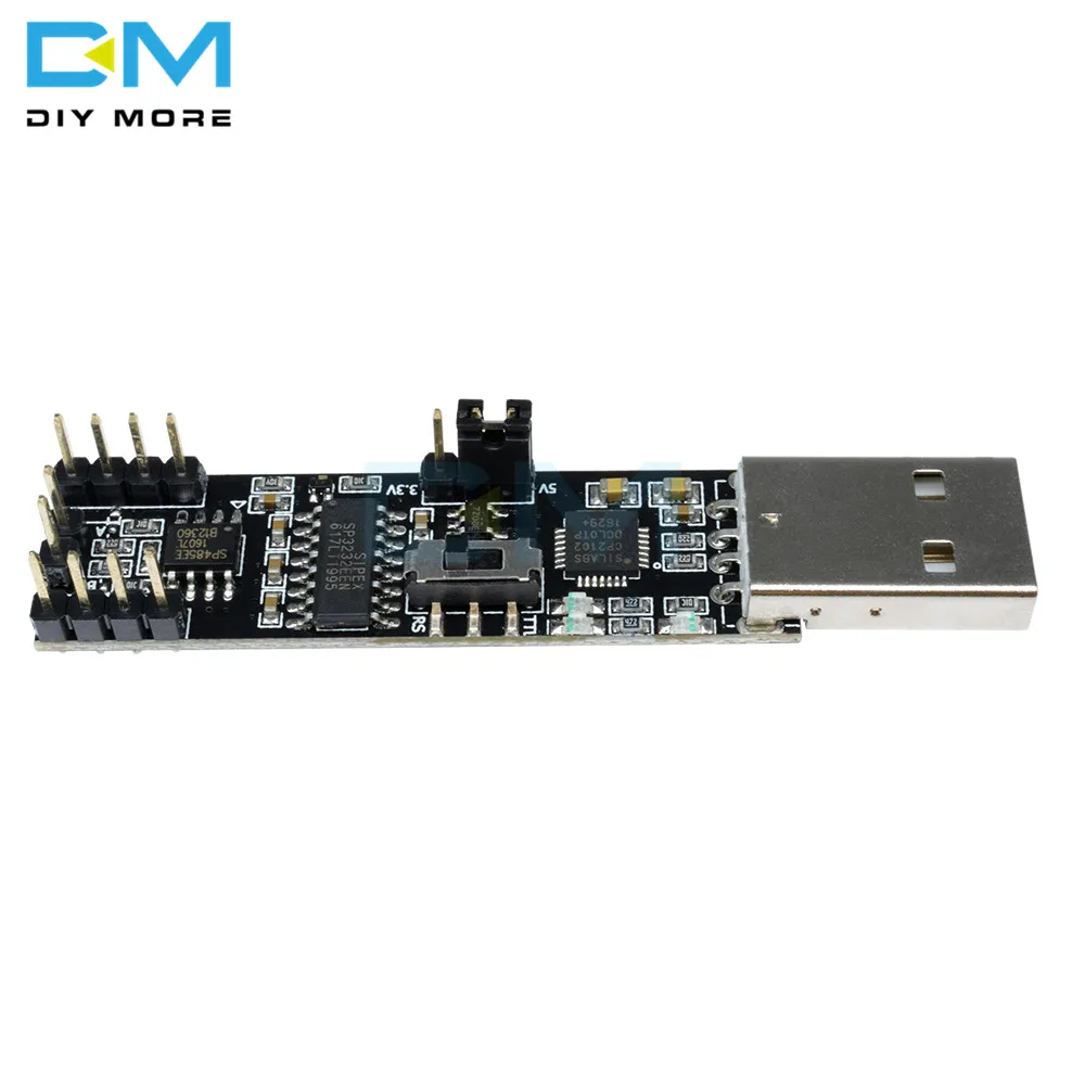 3 in 1 USB to RS232 RS485 TTL Converter Adapter Module 5V 500mA USB TLL Serial Port Module CP2102 2Mbps Chip Connector for Win7