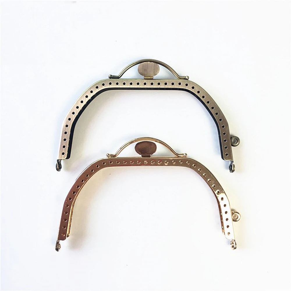 

12.5cm women diy coin bag purse frame sector even edge metal bag making clasp hardware accessories 5pcs/lot