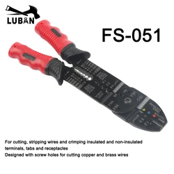 FS-051 style multi-functional crimping pliers terminals crimping tools multi tool tools hands plier