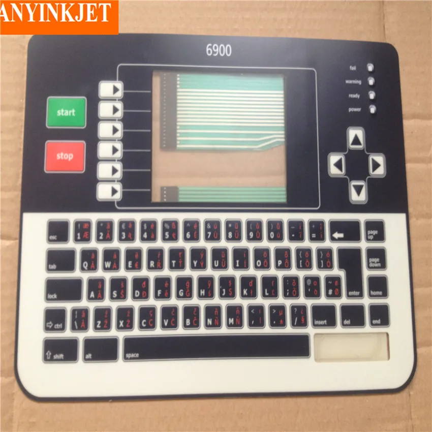 for Linx 6900 printer keyboard display 6900 keypad dispaly 6900 keyboard membranes