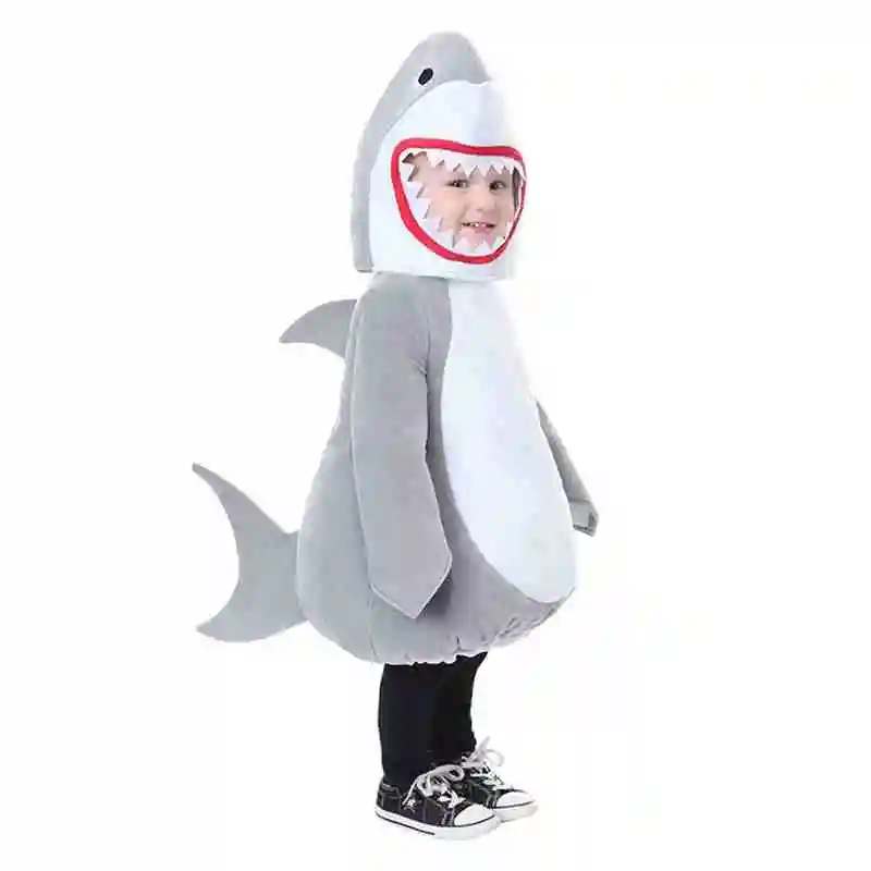 hot Undersea animal Halloween Costume Party Cosplay Costume Top Quality Children Sea Animal Great white shark Costume