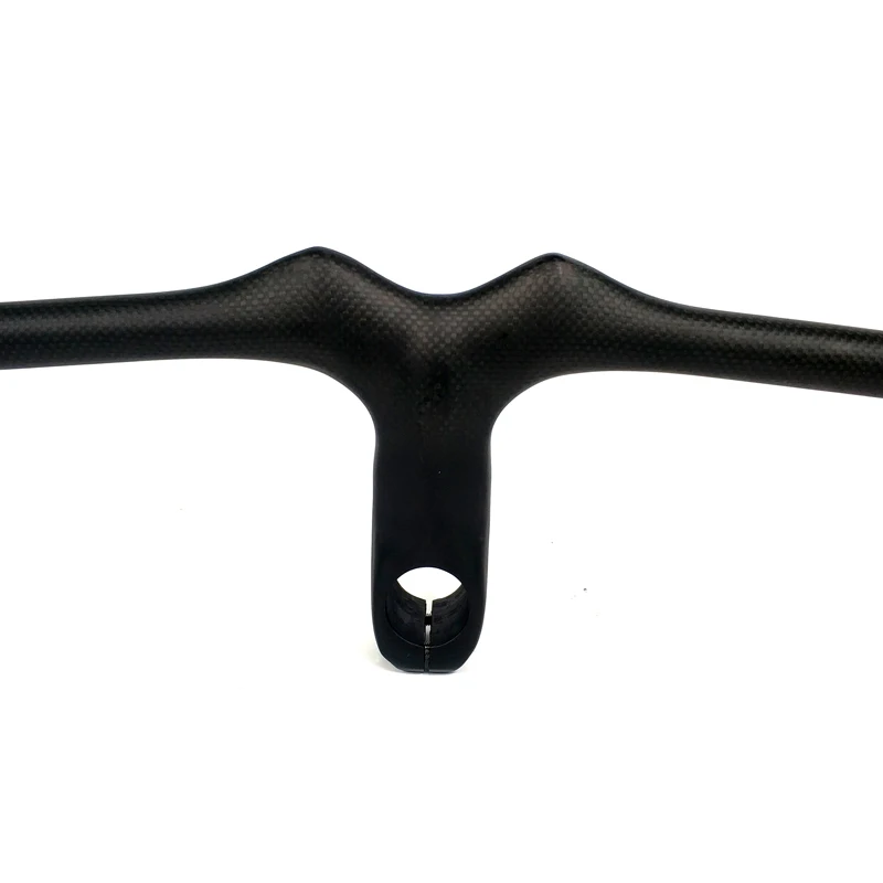 Carbon Handlebar MTB handlebar Ultra light Mountain Bike Flat Bars Integrated and Stem 3K Matte Glossy Bicycle Handlebar Parts