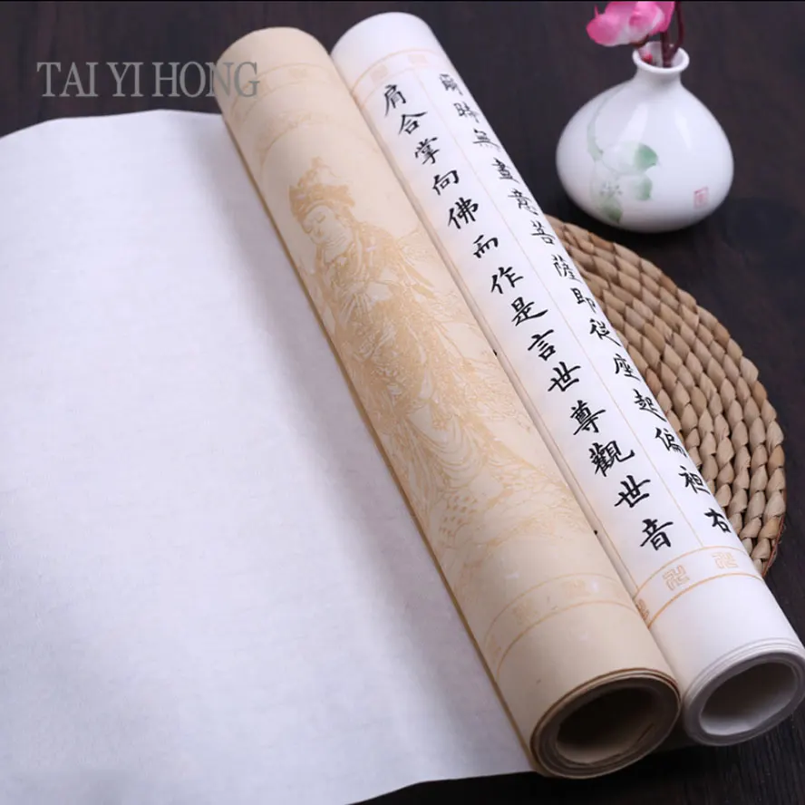 Chinese Copybook of Lotus Sutra facsimile of the Buddhist Scriptures Small characters Calligraphy track Rice paper