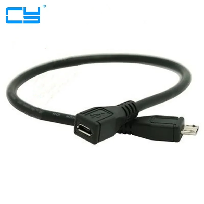 30 cm micro usb macho para macho e femea para femea cabo de extensao preto mini micro usb cabo conversor usb adaptador