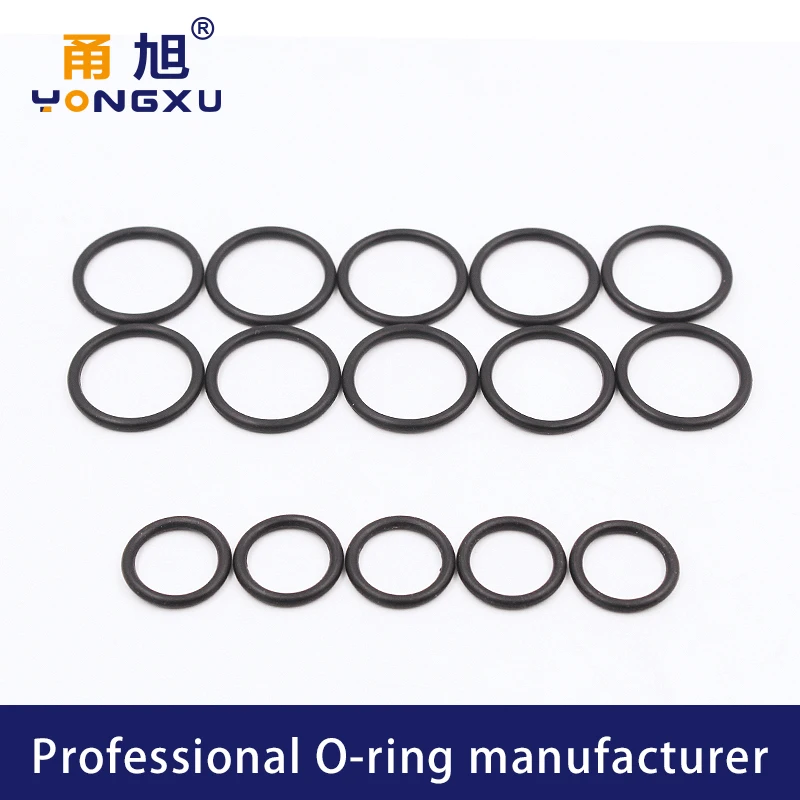 50PCS/Lot Black NBR Sealing O-Ring CS1.8mm Thickness ID1.8/2/2.24/2.5/2.8/3.15/3.55/3.75/4*1.8mm ORing Rubber Gasket Washer.-.