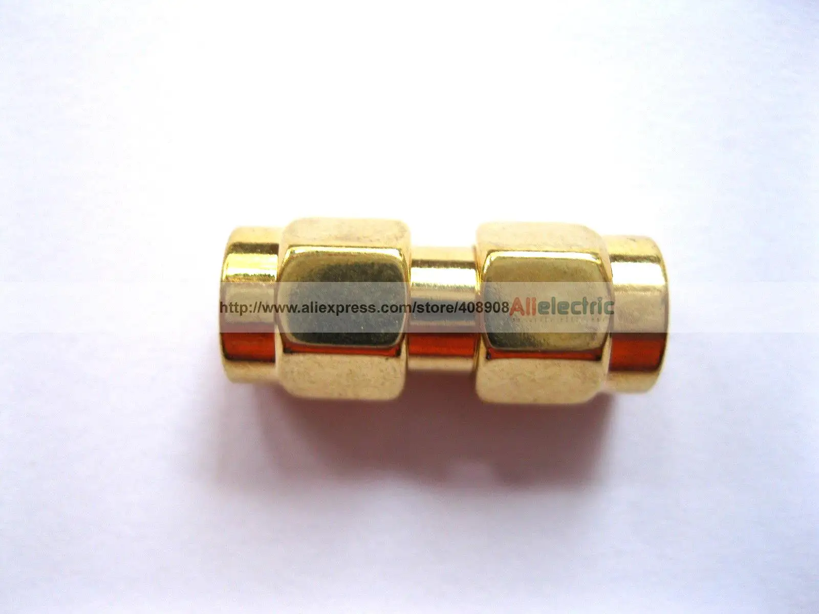 

20 Pcs SMA RF Double Male Coaxial Connector Gold Plated