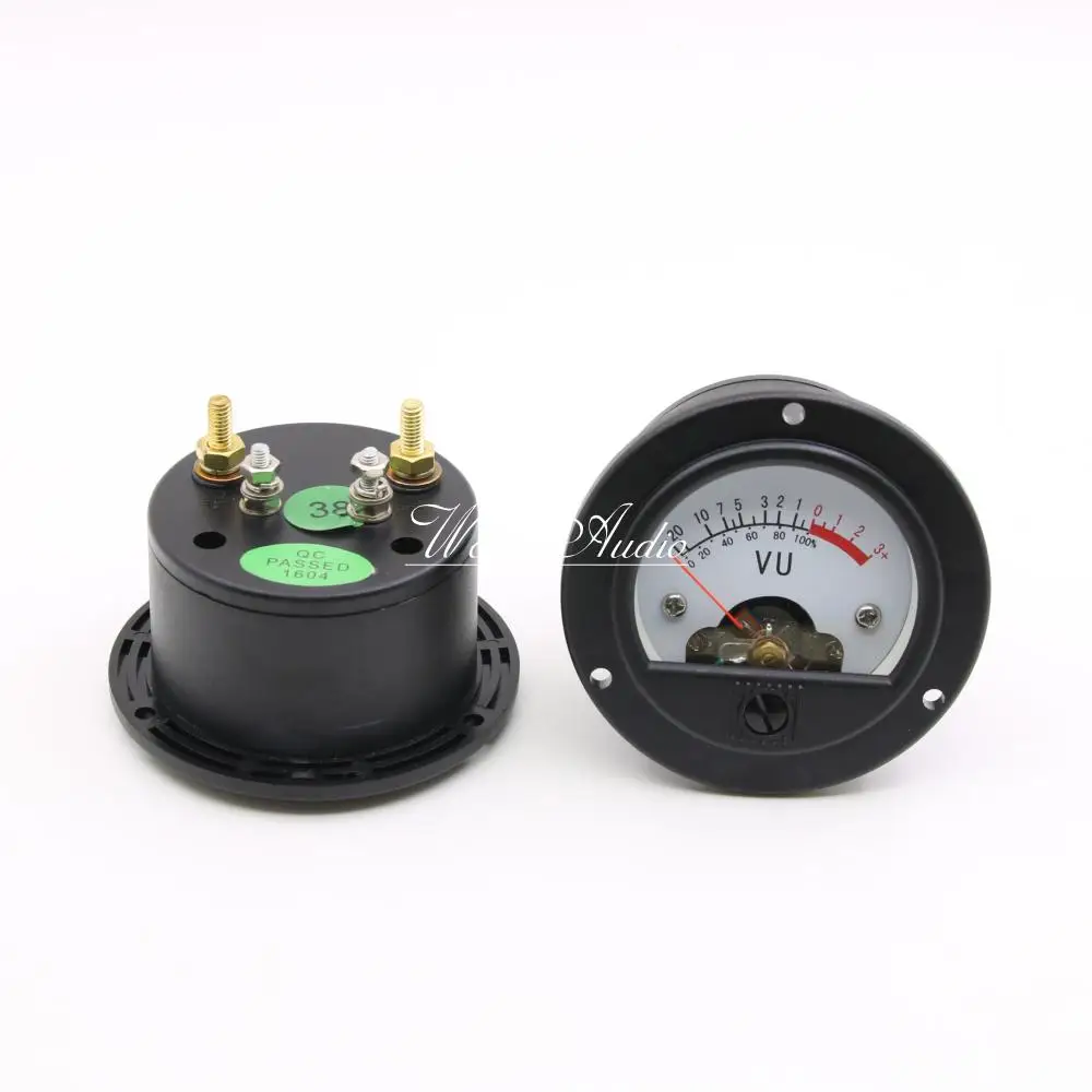 One คู่ High-end 52 มม.VU Meter เครื่องวัดระดับ dB Power Meter + บอร์ด