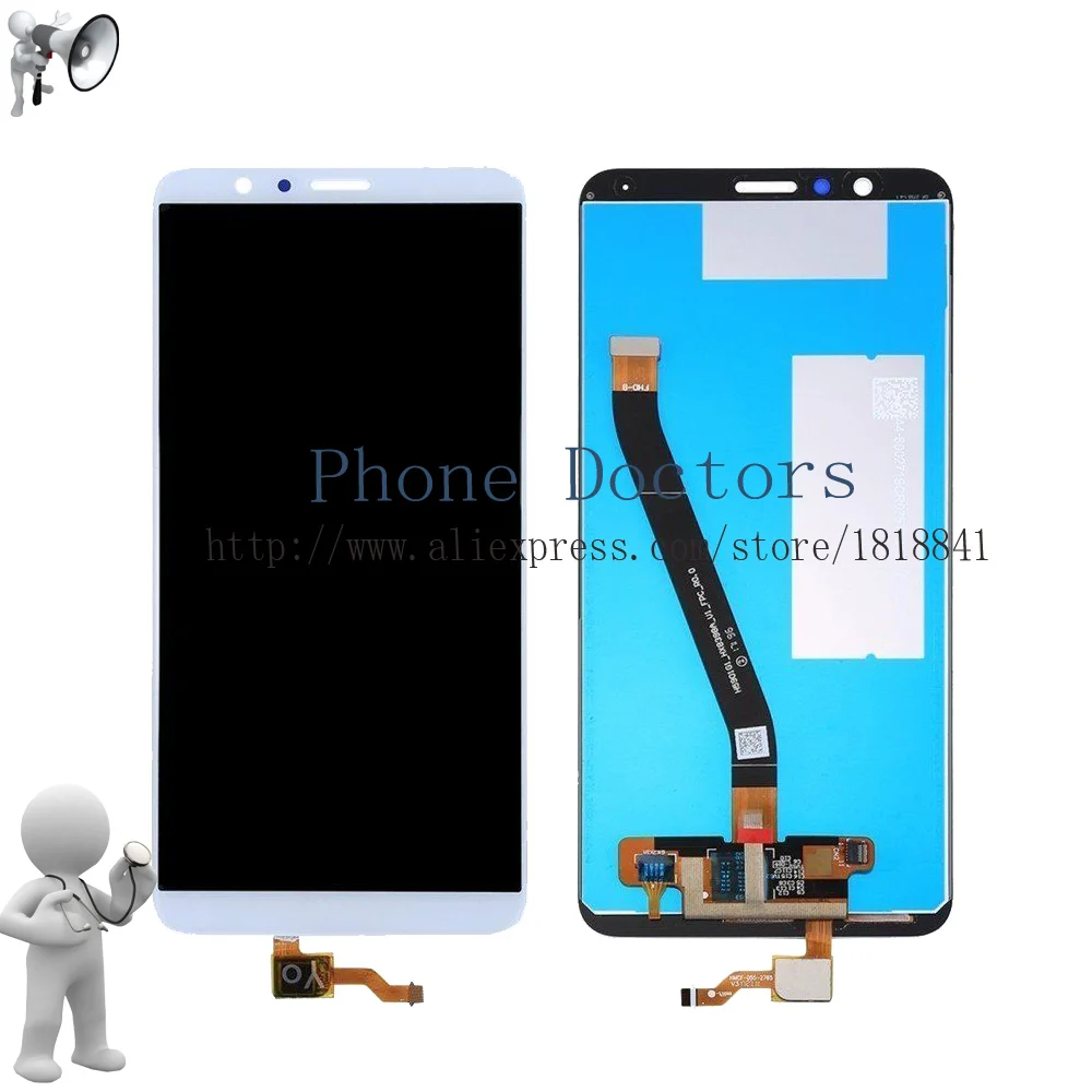 For Huawei Honor 7X Full LCD DIsplay+Touch Screen Digitizer Assembly With Frame For Honor 7X BND-TL10 BND-AL10 BND-L21 BND-L22