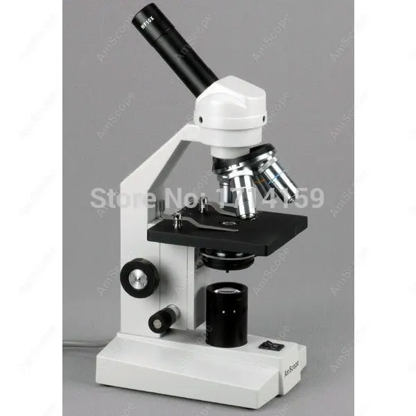 AmScope 40X-2500X Advanced Compound Microscope with USB Digital Camera & 10pc Slide Kit