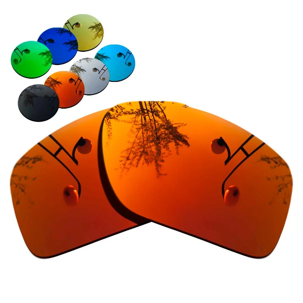 

100% Precisely Cut Polarized Replacement Lenses For-Oakley Det Cord Sunglasses Red Mirrored Coating Color- Choices