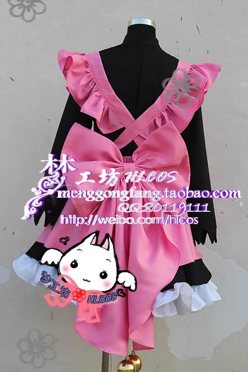 Cardcaptor Sakura kinomoto sakura cosplay costume Magical black cat maid dress 11 image 6