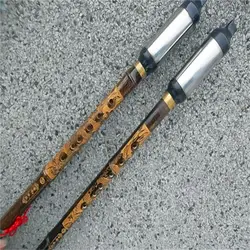 Natural Purple Bamboo Vertical Playing Bawu Flute F/G Key Flauta Bawu Detachable Bau Chinese Dragon Flute Folk Instrument Bawu