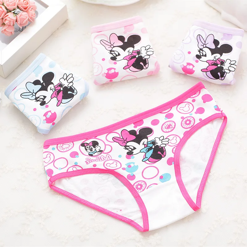 

sale 4pcs/lot girls briefs cute underwear character baby girl underwear panties for 2-9Y