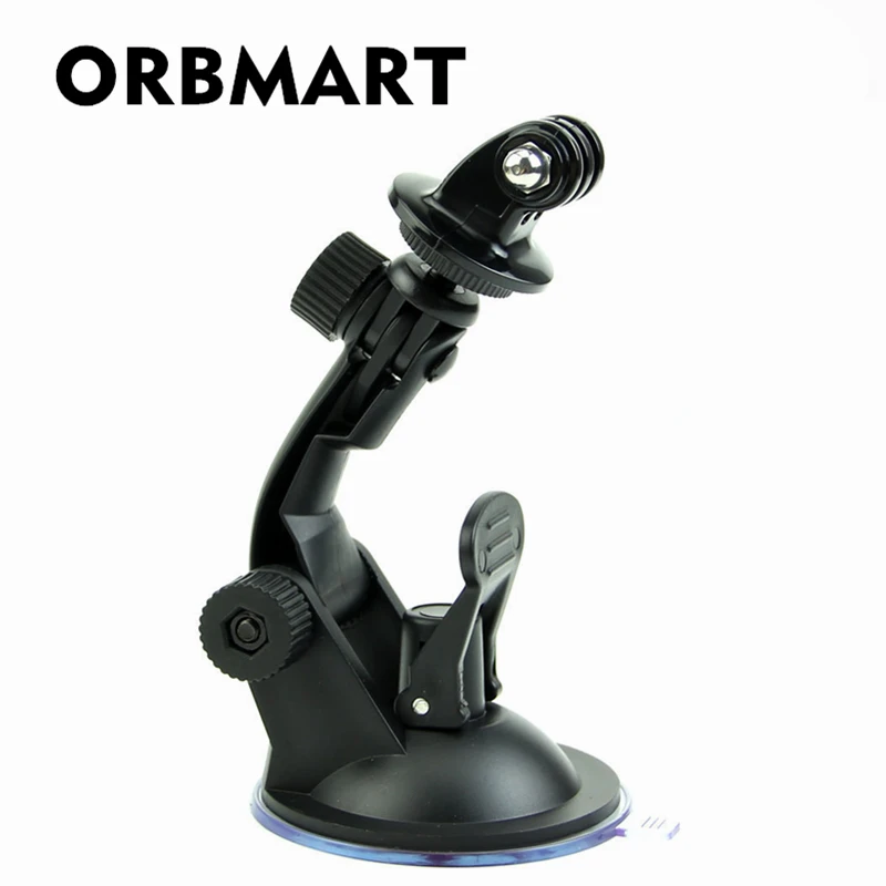 ORBMART Car Windshield Suction Cup Sucker Holder + Tripod Mount + Screw For GoPro Xiaomi Yi SJCAM SJ4000 SOOCOO Wifi Camera