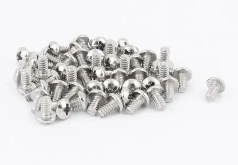 100 pz #6-32x1/4 "In Acciaio Inox Phillips Truss Testa Della Macchina Viti di Fissaggio