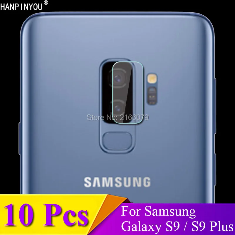 10 Pcs/Lot For Samsung Galaxy S9 / S9 Plus S9Plus Rear Camera Lens Protective Protector Cover Soft Tempered Glass Film Guard