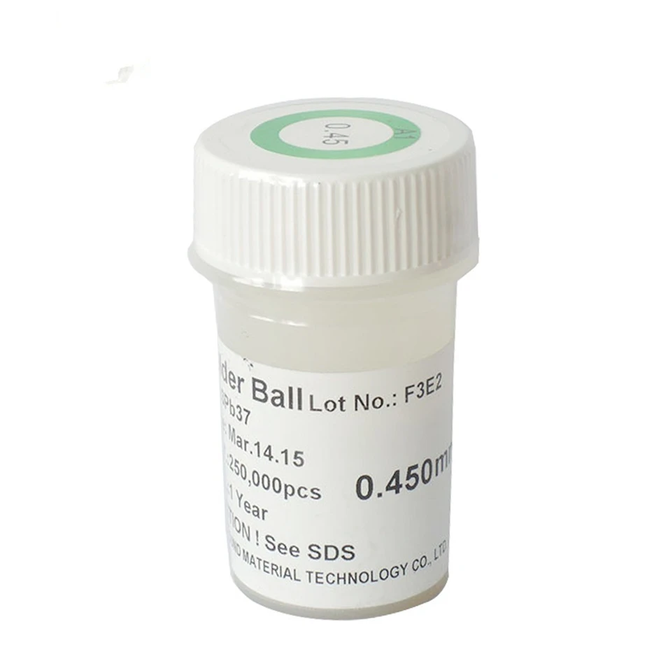 PMTC 250k 0.45 mm Leaded BGA Solder Ball For BGA Rework Reballing Soldering Welding Repair