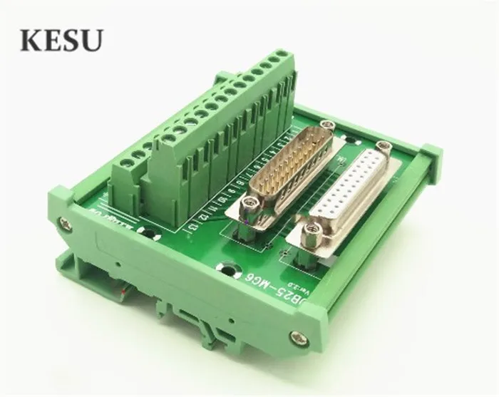 

5 шт./лот 25 контактов DB25 25 25 контактов Женский штекер сигналов терминал PCB блок прерывательного модуля Соединитель с кронштейном