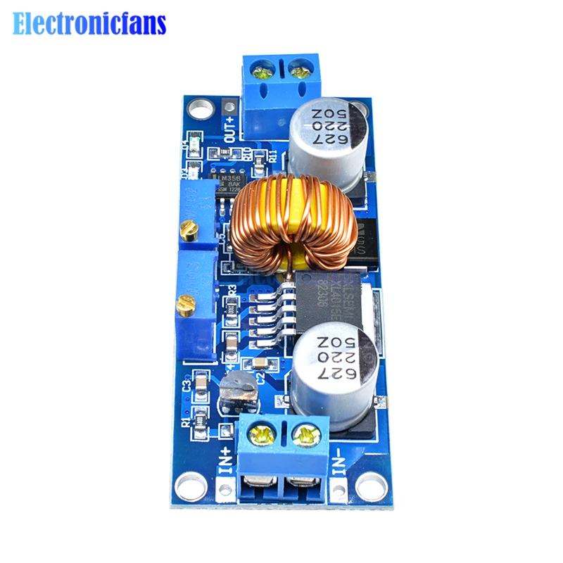 Hocheffizientes CC/CV 5A Lithium-Ladegerät-Board XL4015, einstellbares Step-Down-Stromversorgungsmodul, 6-38V auf 1,25-36V DC – Detail 7