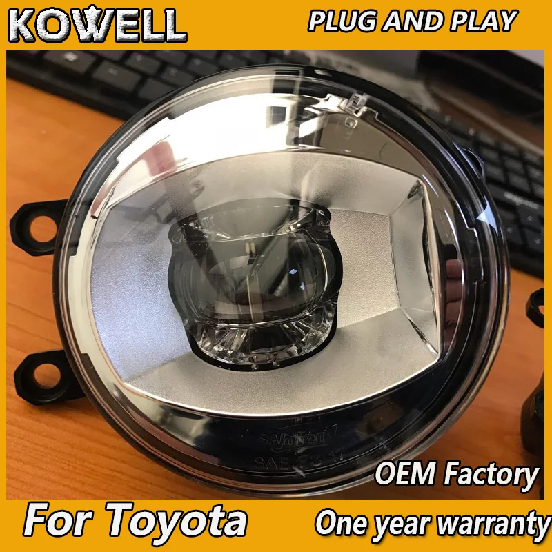 Car Styling Fog Lamp for Valeo for Toyota Highlander Rav4 Prius Yaris  original LED fog light assembly