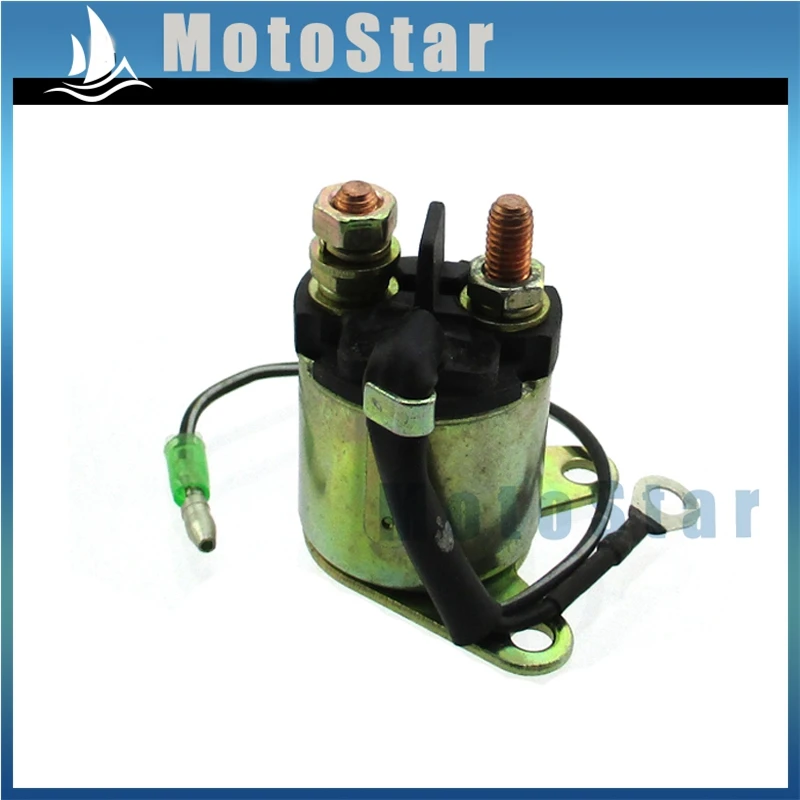 Solenoid Starter Relay For TrailMaster TBM50A GK50 GK163 MINI GK-1 GK-2 Go Kart 4 Wheeler 5.5HP 6.5HP 163cc 196cc