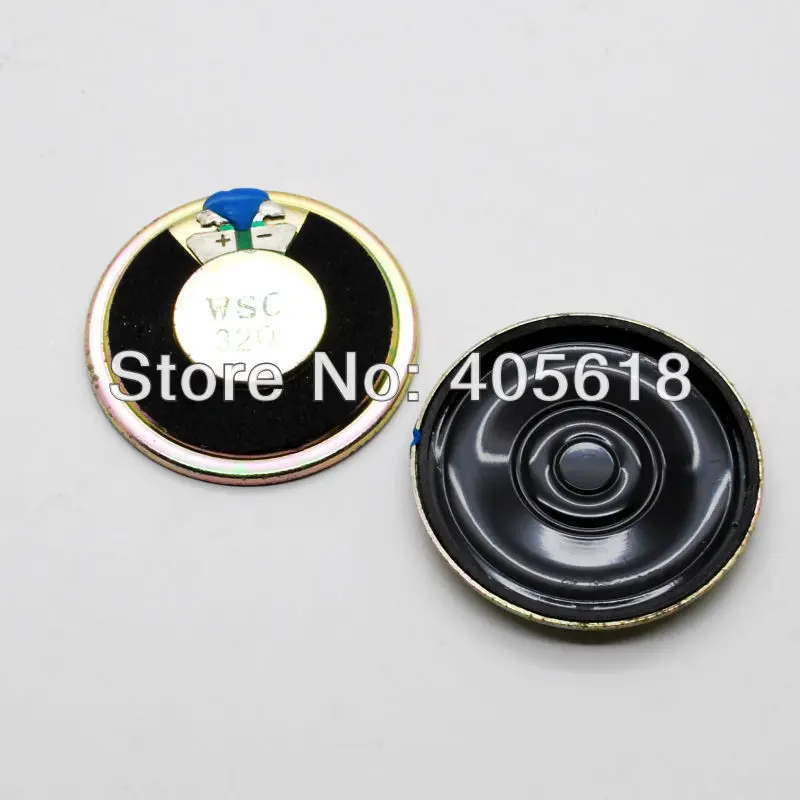 2pcs 32 ohm 0.5W Woofer 36mm diameter Speaker Small Trumpet Loudspeaker thk 5mm