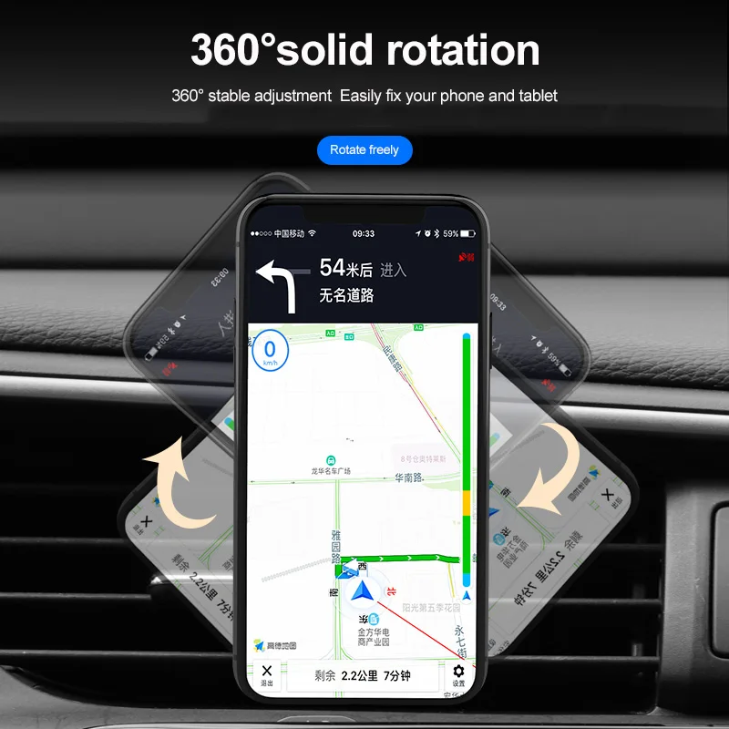 OLAF Universal Magnetic Car Phone Holder Stand in Car For iPhone X Samsung Magnet Air Vent Mount Cell Mobile Phone Support GPS