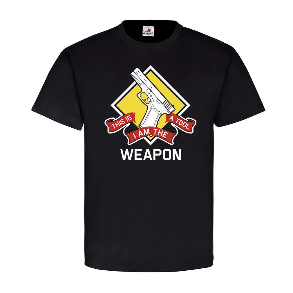 Hot Sell 2019 Fashion Gun TOOL I AM THE WEAPON Pistol Ratchet Automatic Weapons Tool- T Shirt O-Neck T Shirt