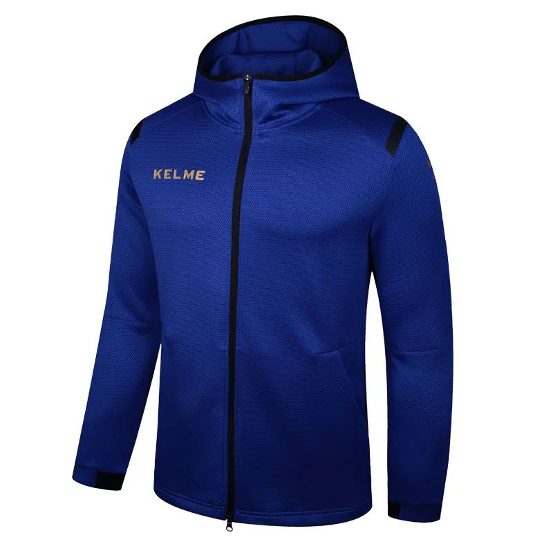 KELME Men Sports Jacket Women Tide Leisure Fashion Running Jacket Training Outerwear 3881336