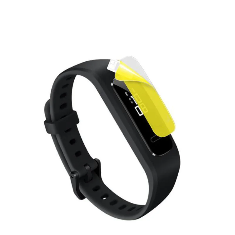 2pcs Soft TPU Clear Protective Film For Huawei Band 3E Running Smart Wristband Watch Bracelet Full Screen Protector Cover