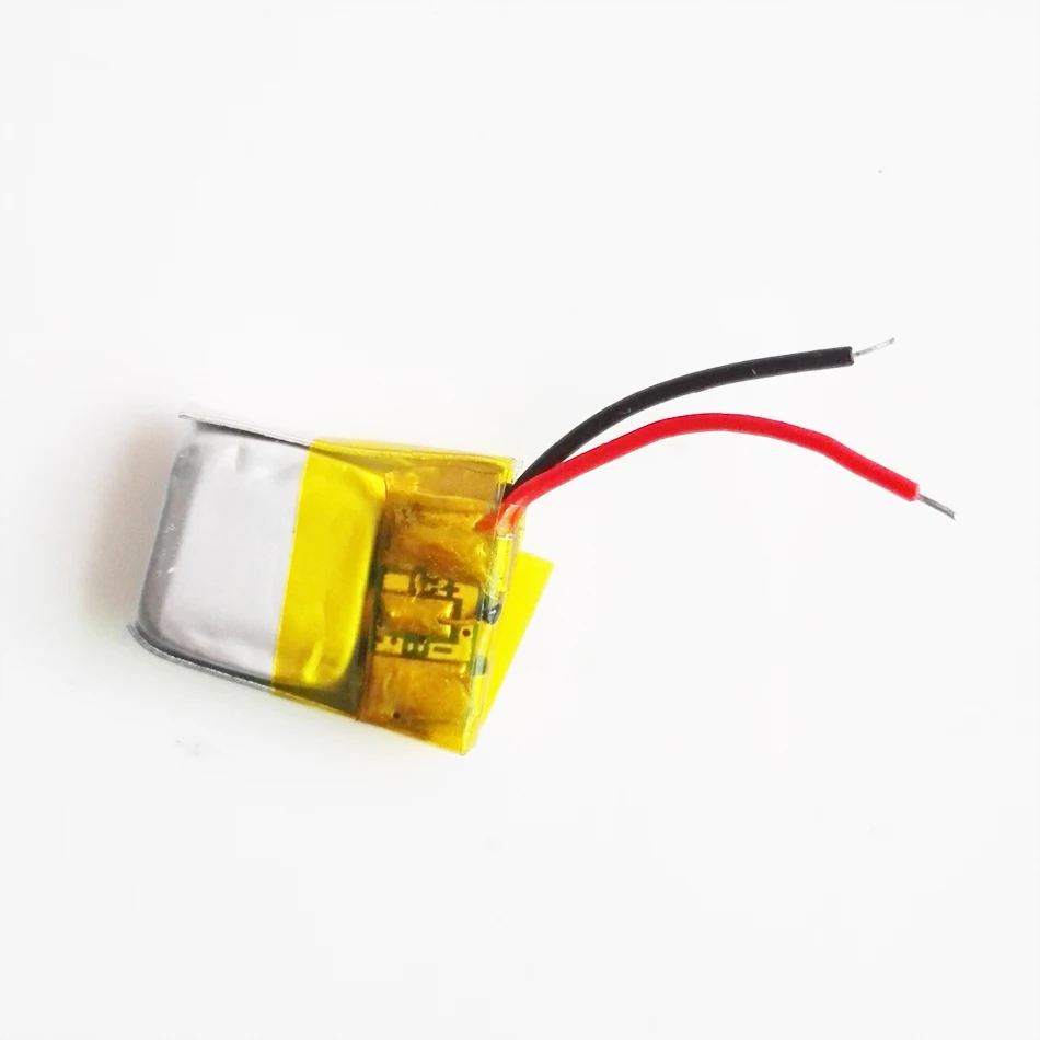 2 szt. 3.7V 30mAh akumulator litowo-polimerowy Li-Po 301012 do zestawu słuchawkowego Bluetooth MP3 wideo długopis bransoletka zegarek z lampą Led