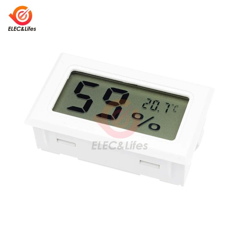 Mini Digital LCD Temperature Humidity Tester Indoor Room Thermometer Hygrometer Temperature Sensor Humidity Meter