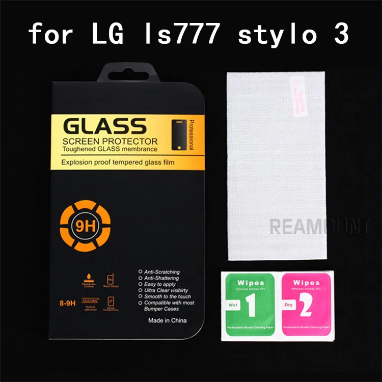 100 pcs Tempered Glass Film Explosion Proof Screen Protector For LG stylo 3 Screen Protector for LG ls777