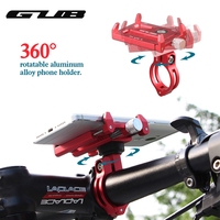 GUB Aluminum 360 Rotating Bicycle Phone Stand For 3.5-6.2inch Smartphone 5 Colors Universal Bike Handlebar Mount Holder Plus 8