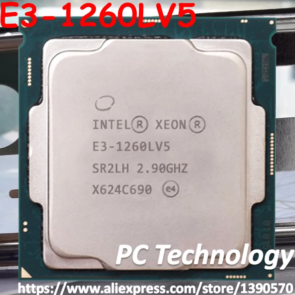 

Original Intel Xeon E3-1260LV5 CPU 2.90GHz 8M 45W LGA1151 E3-1260L V5 Quad-core E3 1260L V5 processor E3 1260LV5 Free shipping