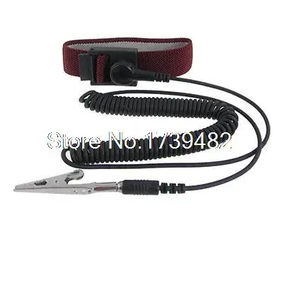 Antistatic ESD Wrist Discharge Band Grounding Prevent Static Shock Red