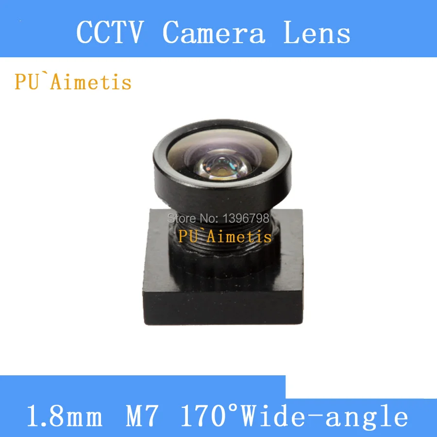 PU`Aimetis CCTV 1.8mm Lens 170 Degree Wide Angle M7*0.5 For Security Mini Camera