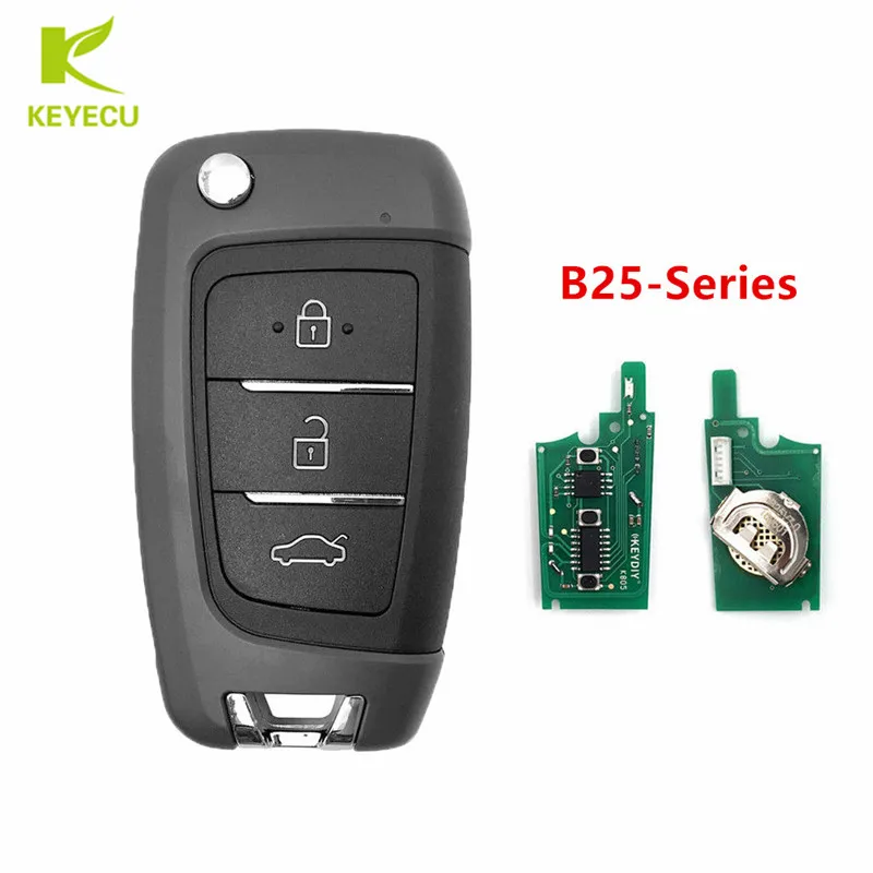 

KEYECU KEYDIY универсальный пульт дистанционного B25-Series пульт дистанционного управления 3 кнопки для Hyundai стиль для KD900 KD900 + URG200