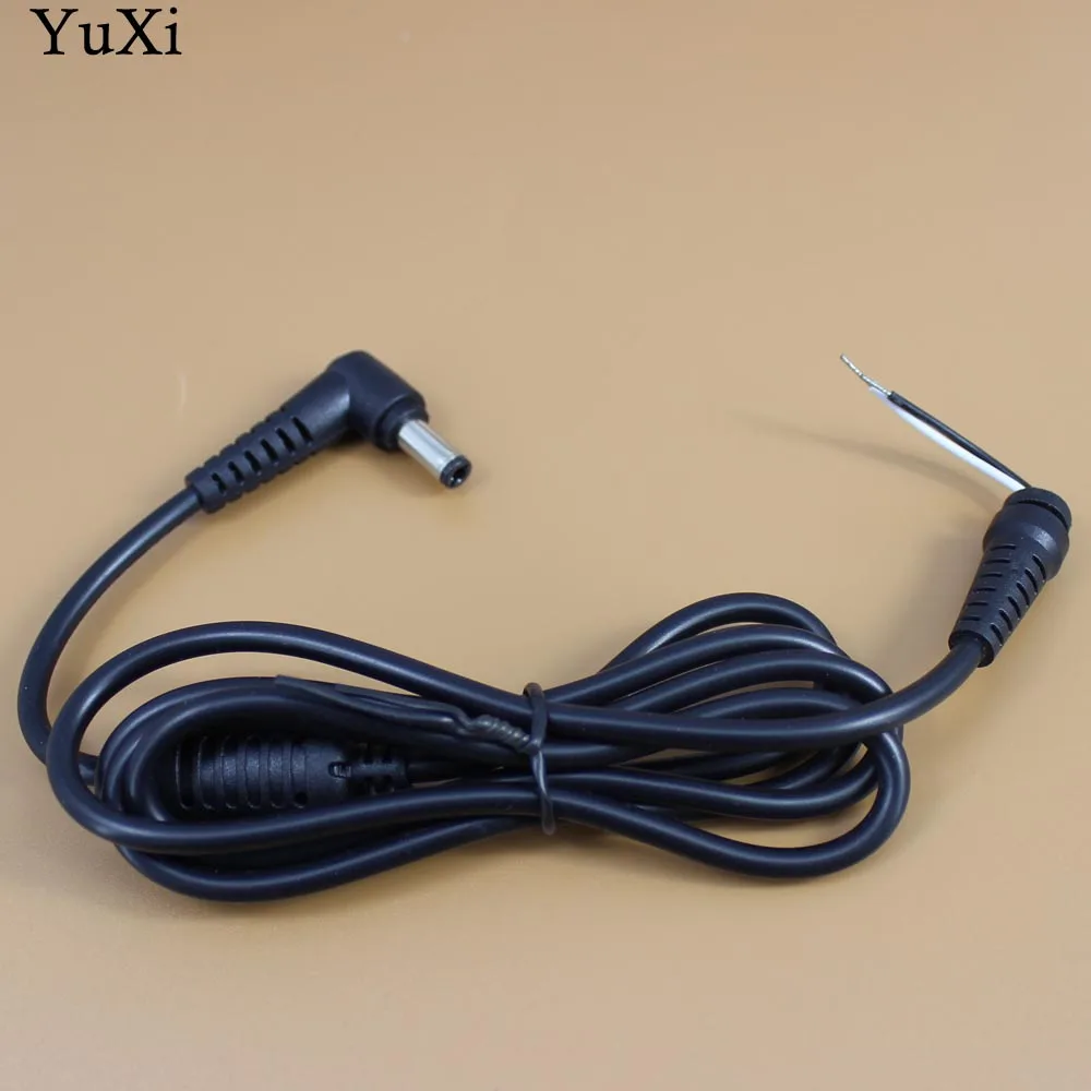 YuXi 5.5X2.5mm DC Power Male Tip Plug Connector With Cord/ Cable For Toshiba Asus Lenovo Laptop Adapter, 5.5/2.5mm