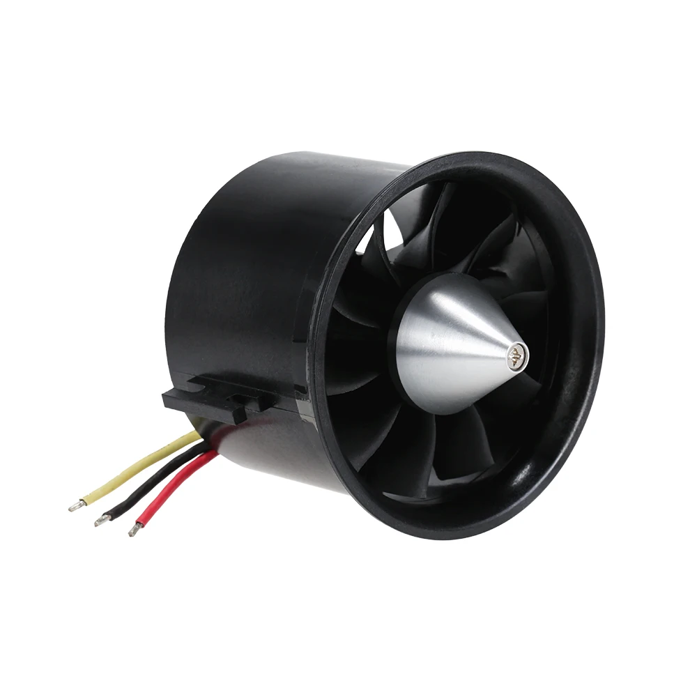 RC Xe Máy 70Mm EDF Bộ 2827 2600KV Xe Máy Có 10 Lưỡi Dao Ducted Quạt RC Máy Bay