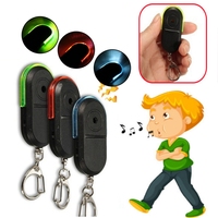 Anti-Lost Alarm Key Finder Locator Tracker Keychain Whistle Sound Smart Flashing Beeping With LED Light Anti Lost Keyring Finder