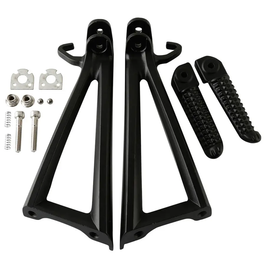 Motorcycle Rear Passenger Footrest Foot Pegs Bracket Kits For YAMAHA YZF R6 2006-2016 2015 2014