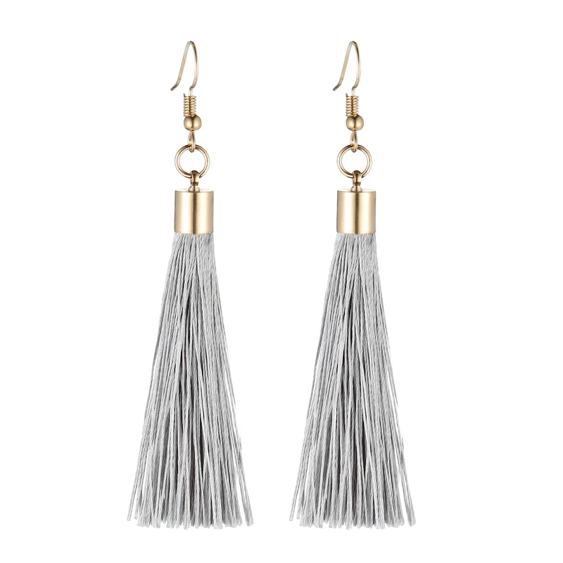 LOVBEAFAS Fringe Quaste Ohrringe Für Frauen Gold Farbe Vintage Lange Tropfen Baumeln Ohrringe Mode Hochzeit Schmuck Party Geschenk – Detail 17
