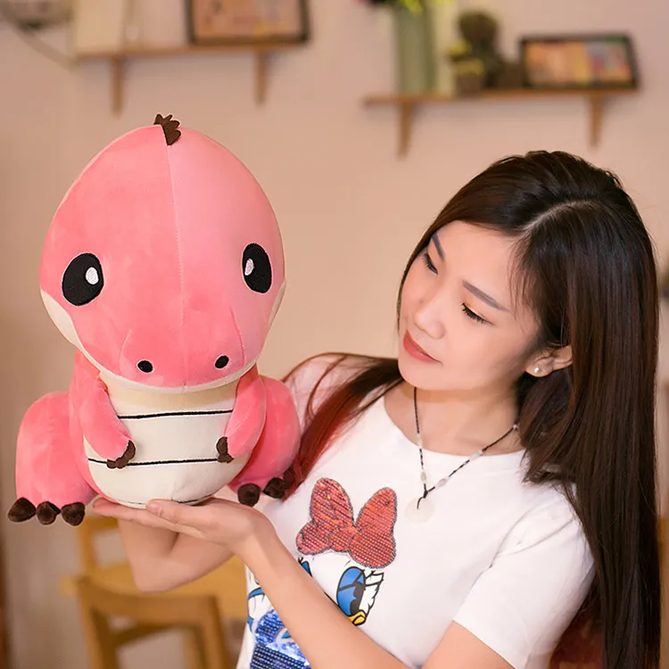 

middle cute plush cartoon dinosaur toy pink dinosaur doll gift about 40cm